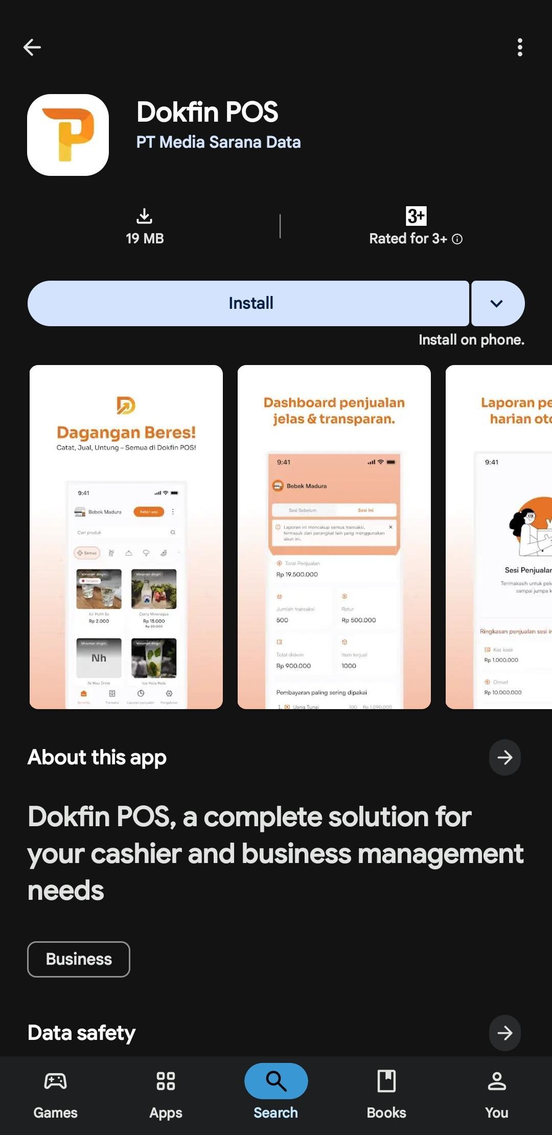 Unduh playstore Dokfin
