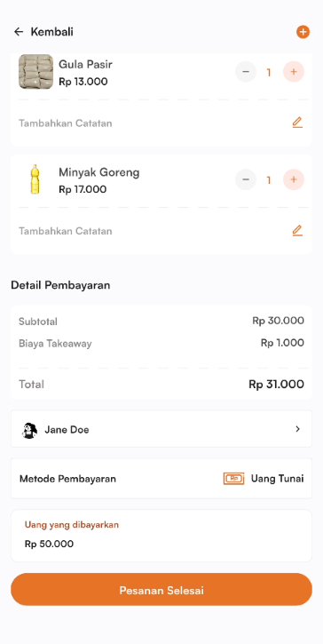 Halaman instruksi pembayaran