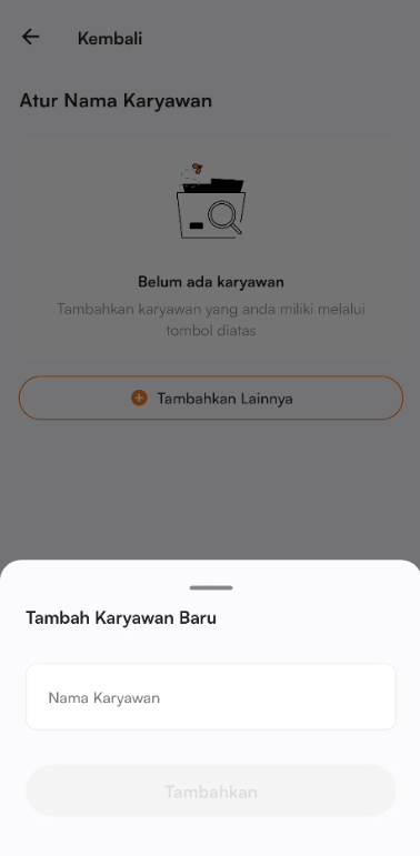Form tambah karyawan